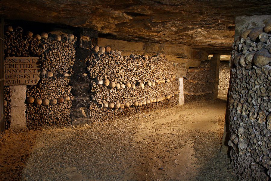 catacombele din paris